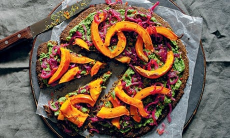 Seeded pistachio and squash galette