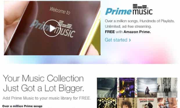 Amazon Prime Music is available in the US.