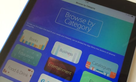 Apple is encouraging more iOS users to browse apps by category.
