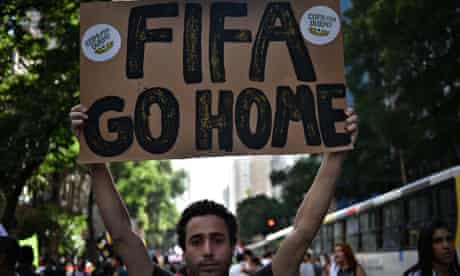 Anti World Cup Protests In Brazilian Cities Mark Countdown To Kick Off World Cup 14 The Guardian Anti World Cup Protests In Brazilian Cities Mark Countdown To Kick Off World Cup 14 The Guardian