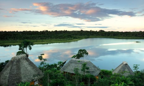 The Yasuni National Park in Ecuador where oil firms are discussing building a road to access deposits in the ITT fields.