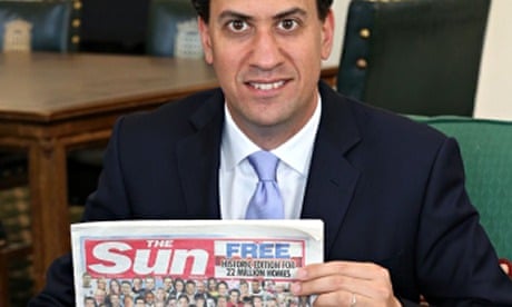Ed Miliband lambasted by Liverpool politicians for posing with copy of Sun | Ed Miliband | The Guardian