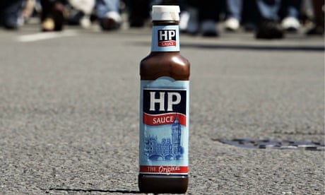 HP sauce bottle