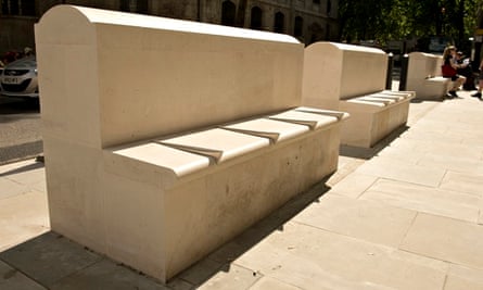 Hostile architecture: benches