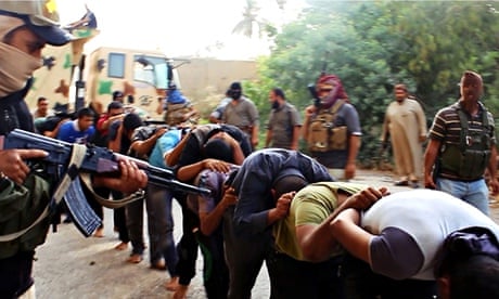 Captured Iraqi soldiers Tikrit AP