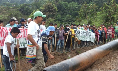 U'was along the Caño Limon-Covenas oil pipeline running through their ancestral territory.
