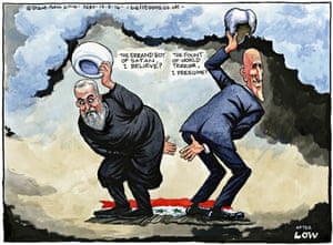 Image result for IRAN USA CARTOON