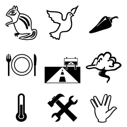 Some new Unicode characters.