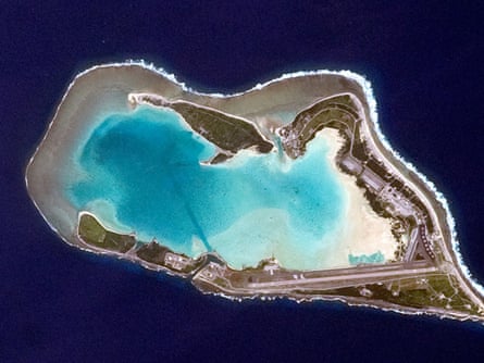 Atoll of Wake Island in the central Pacific Ocean.