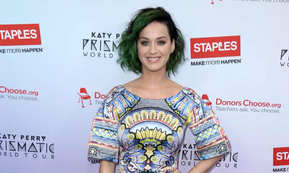 Katy Perry poses for a photo at the Staples June 12th, 2014 at the NOKIA Theatre in Los Angeles. 