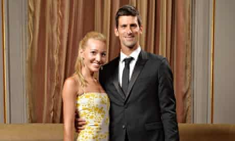 Novak Djokovic and Jelena Ristic 2013