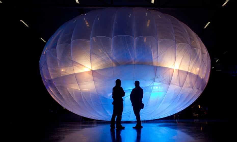 Google's project Loon balloon