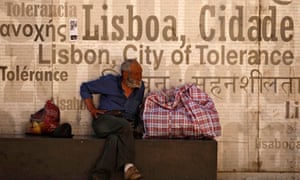 Portugal homeless Lisbon