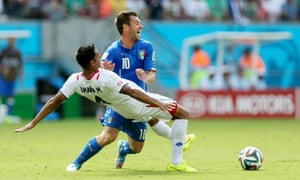 Antonio Cassano comes on and begins to make an impact. Italy start the half more with more urgency.