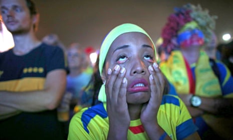 Doesn't look like this Ecuador fan watching at the Fan Fest on Copacabana beach would agree with Lee Dixon.