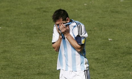 A disappointing half for Messi and Argentina.