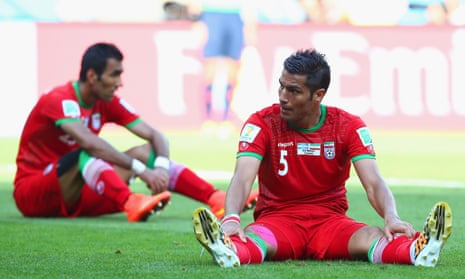 Its tough to take for the Iranians who gave as good as they got in the second half.