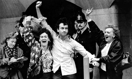 Gerry Conlon after his conviction was quashed in 1989.