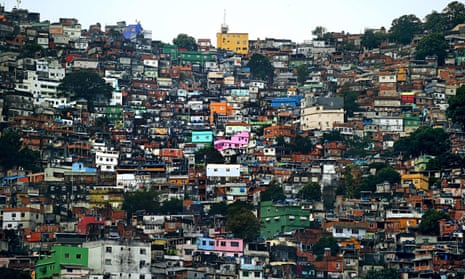 Rocinha favela in Rio de Janeiro
