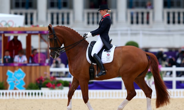 Laura Bechtolsheimer of Great Britain in dressage at London 2012