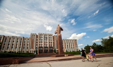 The Supreme Council building of Transnistria.