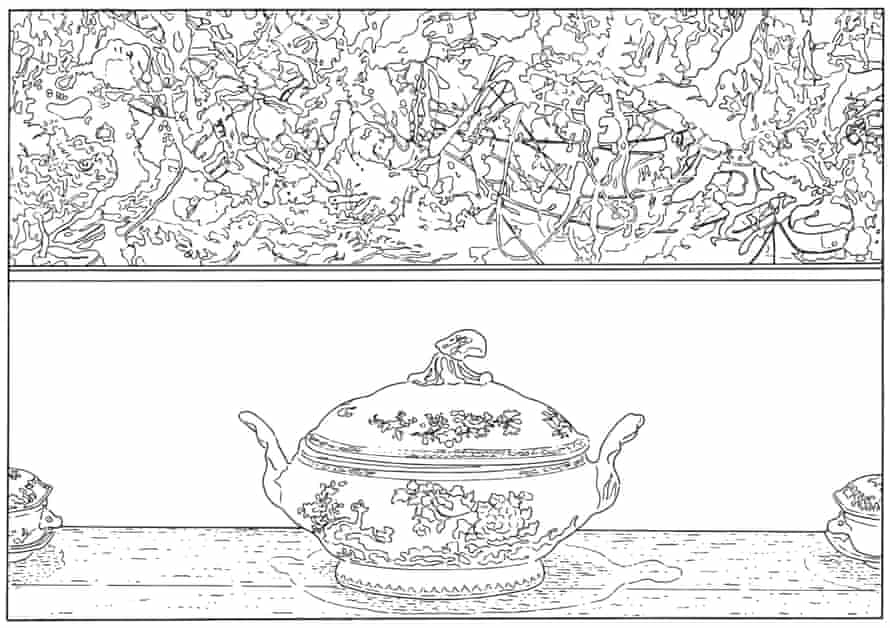 Pollock and Tureen (traced), 1984 / 2013