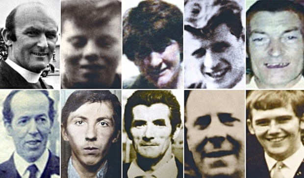 Victims of the Ballymurphy shootings: (clockwise from top left) Father Hugh Mullan, Noel Phillips, Joan Connolly, Eddie Doherty, Joseph Corr, Frank Quinn, John McKerr, Joseph Murphy, John Laverty and Danny Teggart.
