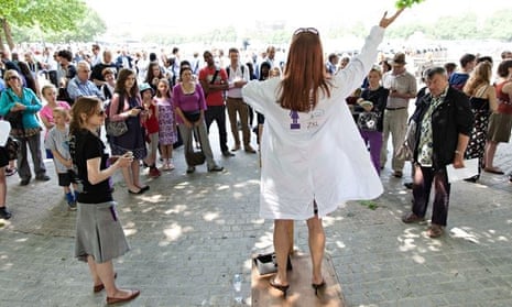 Soapbox Science on the South Bank