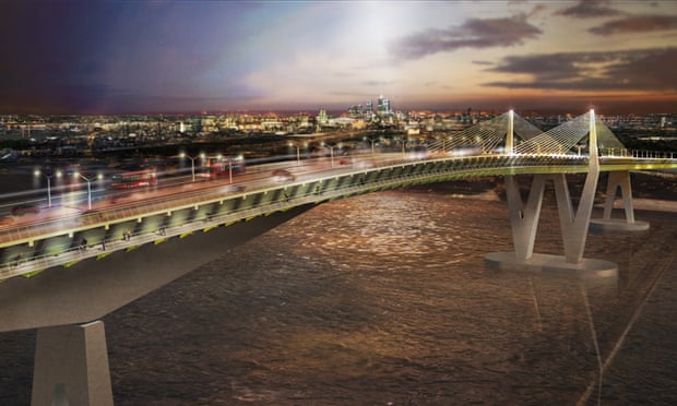 Bridge over east London? … The long-delayed plan for a Thames Gateway Bridge has been relaunched once again.