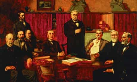 The First Board of Trustees of Detroit Museum of Art.