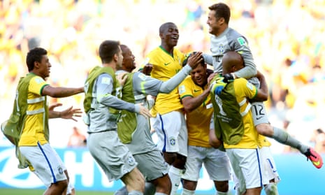 Brazil celebrates.