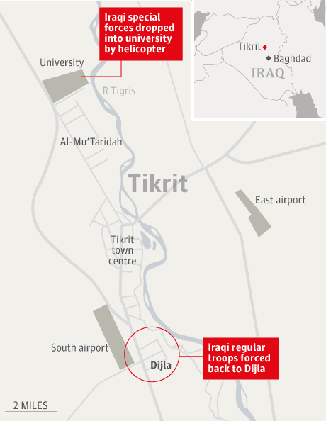 iraqi forces launch attacks on tikrit world news the guardian