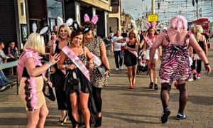 Glory Of The Gutter Dougie Wallace S Photos Of Blackpool Stag And Hen Dos Art And Design The Guardian