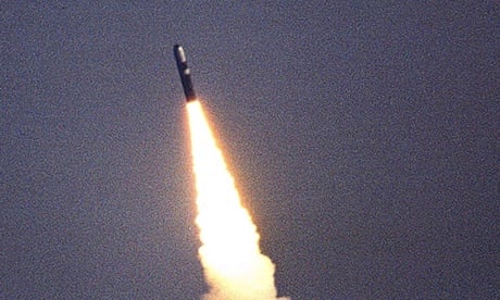 Trident missile test firing 