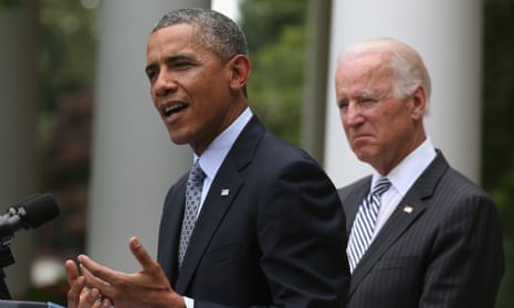Obama with Joe Biden.