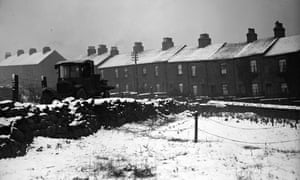 Barnsley covered in snow, 1930.
