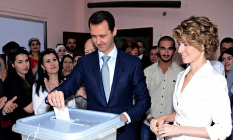 bashar al-assad voting