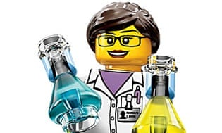 Lego scientist.
