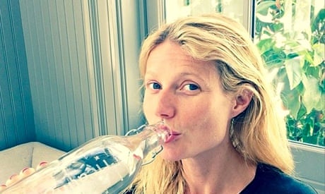 Gwyneth Paltrow and some (presumably, happy) water.