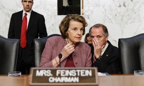 Senator Dianne Feinstein at a hearing on reforming the practice of bulk collection of telephone records by the National Security Agency. nsa
