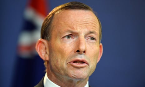 Australian Prime Minister Tony Abbott. 