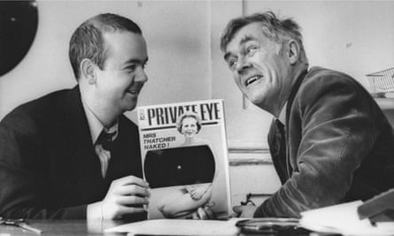 Private Eye: Richard Ingrams with Ian Hislop.