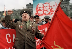 Popular amongst the reformists, Gorbachev had split the country and his acceptance of greater press freedoms and the citizens' right to protest, allowed for regular demonstrations against Gorbachev's policies. During the May Day Parade in 1990 Gorbachev was booed by opposition protestors.
