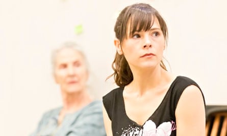 Elaine Cassidy in rehearsal for Fathers and Sons