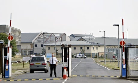 Attacked by men, now imprisoned by men … Yarl's Wood detention centre.