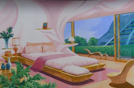 Birdnest Riverside Guesthouse Interior … Thunderbirds glamour of Lady Penelope's boudoir.