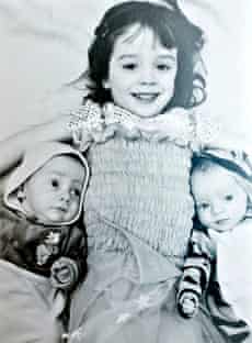 Denise Turner’s daughter Amy with her twin brothers