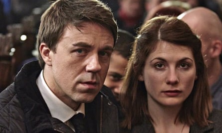 Andrew Buchan and Jodie Whittaker in Broadchurch