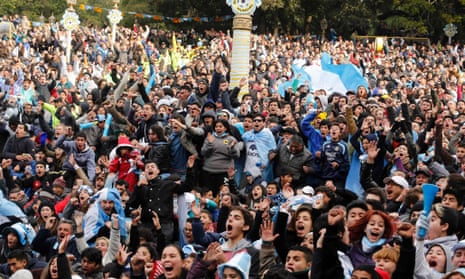 Happy people in Buenos Aires.