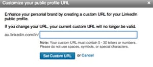Customise your URL